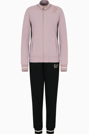 EA7 Survêtement Core Lady en coton stretch