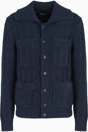 Giorgio Armani Cardigan en alpaga et coton