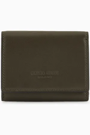 Giorgio Armani Portefeuille à trois volets en nappa