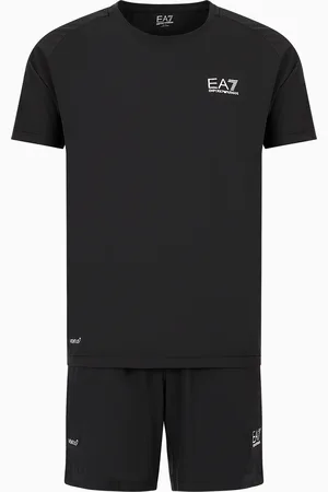EA7 Ensemble T-shirt et short Dynamic Athlete en tissu technique VENTUS7