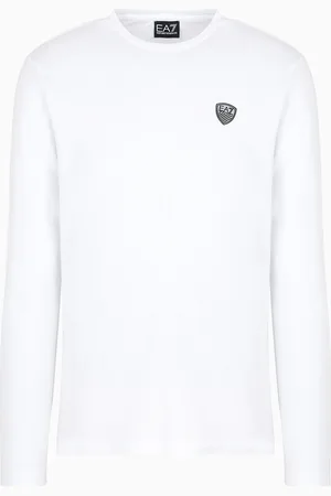 EA7 T-shirt à manches longues en jersey stretch