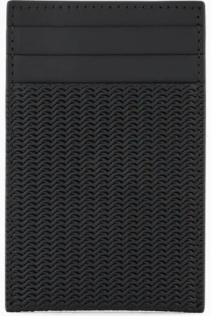 Giorgio Armani Porte-cartes en cuir imprimé