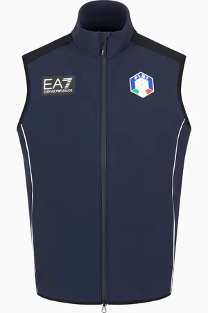 EA7 Gilet softshell Collection FISI en tissu technique stretch