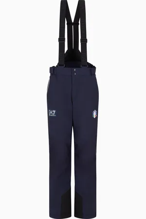 EA7 Pantalon de ski Collection FISI en tissu technique PROTECTUM7 avec rembourrage en ARDOR7 recyclé
