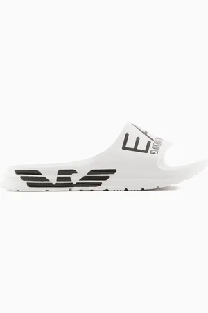 EA7 Claquettes Crusher Distance avec grand logo