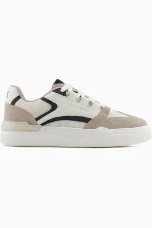 Armani Exchange Baskets oversize avec empiècements contrastés