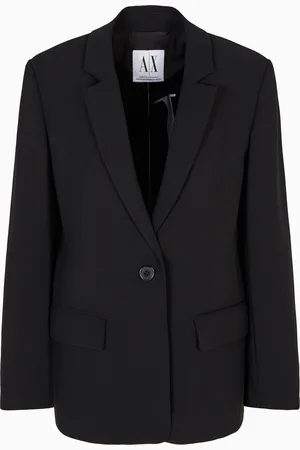Armani Exchange Veste oversize à simple boutonnage et un bouton