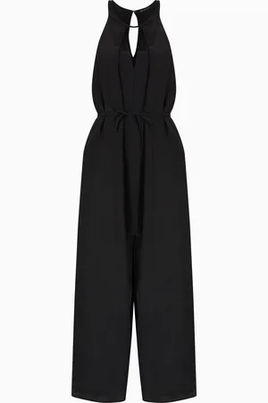 Armani Exchange Robe longue avec découpe et fente
