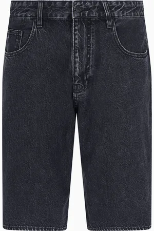Armani Exchange Short baggy en denim de coton