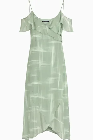 Armani Exchange Robe longue en mousseline de viscose