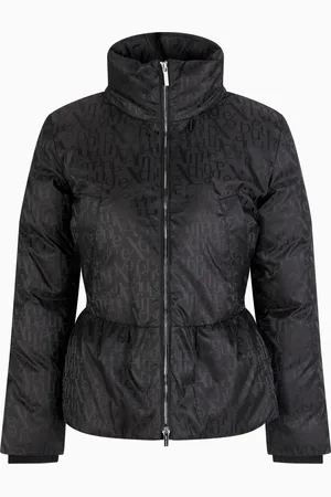 Armani Exchange Veste en nylon jacquard avec logo