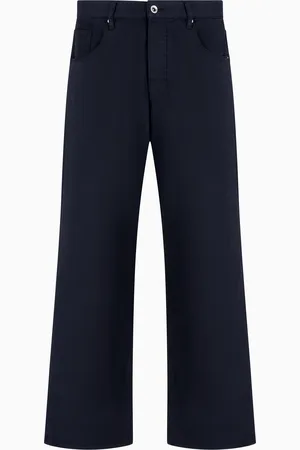 Armani Exchange Jean J83 Baggy Fit en denim de coton mélangé
