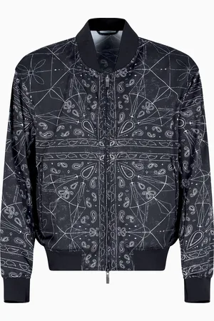 Armani Exchange Blouson aviateur à motif kaléidoscope