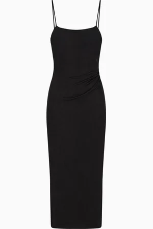 Armani Exchange Robe longue en jersey avec drapé