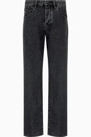 Armani Exchange Jean J83 Baggy Fit en denim de coton mélangé