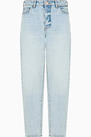 Armani Exchange Jean coupe carotte en denim rigide