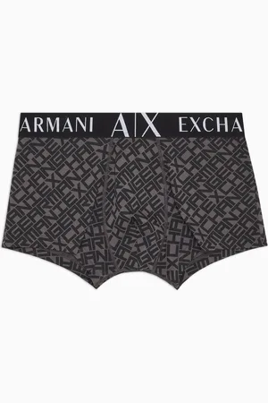 Armani Exchange Boxer en tissu extensible avec logo intégral