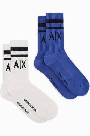 Armani Exchange Pack de 2 paires de chaussettes avec logo