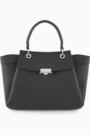 Armani Exchange Sac à main avec rabat et détails en métal