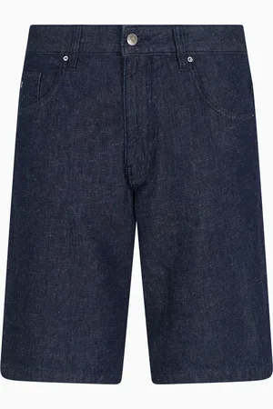 Armani Exchange Short ample en coton et lin