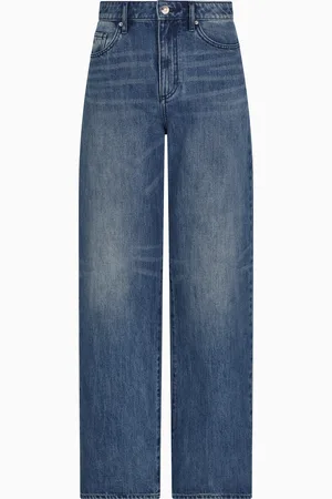 Armani Exchange Jean coupe décontractée en denim indigo
