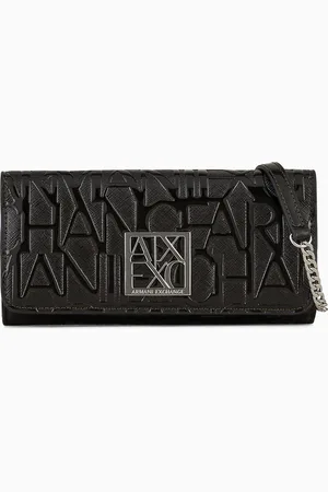 Armani Exchange Portefeuille avec rabat et bandoulière