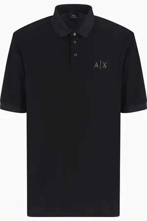Armani Exchange Polo en coton piqué coupe régulière avec logo