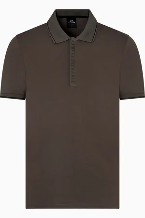Armani Exchange Polo avec logo contrasté
