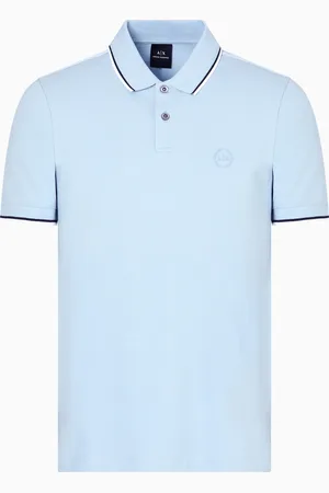 Armani Exchange Polo piqué détails contrastés