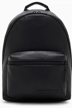 Armani Exchange Sac à dos en matière effet grenat