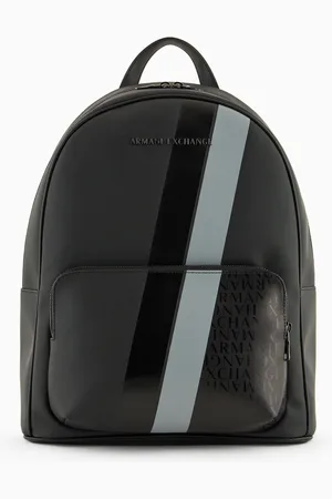 Armani Exchange Sac à dos avec monogramme et rayures