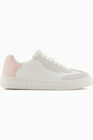 Armani Exchange Baskets avec détails contrastés à l
