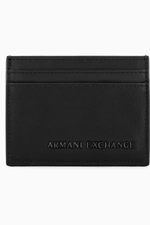 Armani Exchange Porte-cartes bicolore avec logo