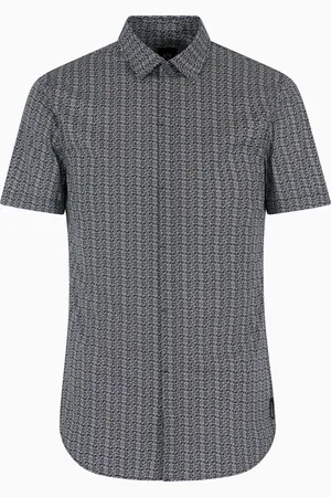 Armani Exchange Chemise à manches courtes coupe slim