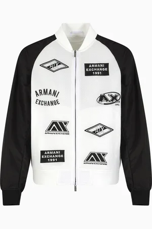 Armani Exchange Blouson aviateur avec patchs logo