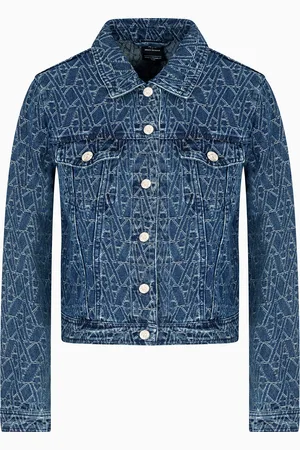 Armani Exchange Veste en jean avec logo ASV
