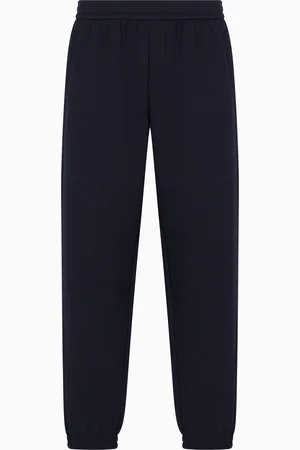 Armani Exchange Pantalon de jogging en coton contrecollé