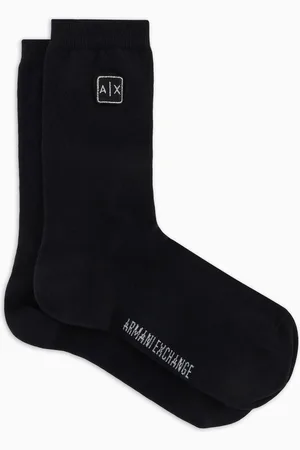 Armani Exchange Chaussettes côtelées en mélange de coton