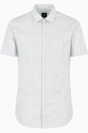 Armani Exchange Chemise à manches courtes coupe slim