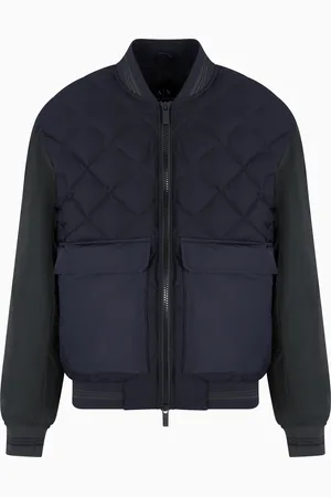 Armani Exchange Veste avec empiècement matelassé et maxi poches
