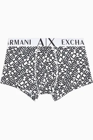 Armani Exchange Boxer en tissu extensible avec logo intégral