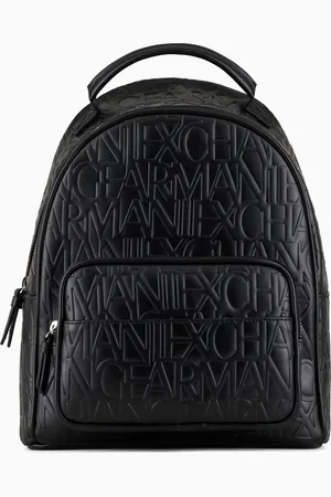 Armani Exchange Sac à dos avec logo intégral embossé