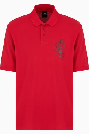 Armani Exchange Polo de corte regular de algodón