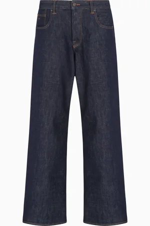 Armani Exchange Jean J83 Baggy Fit en denim de coton mélangé