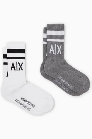 Armani Exchange Pack de 2 paires de chaussettes avec logo