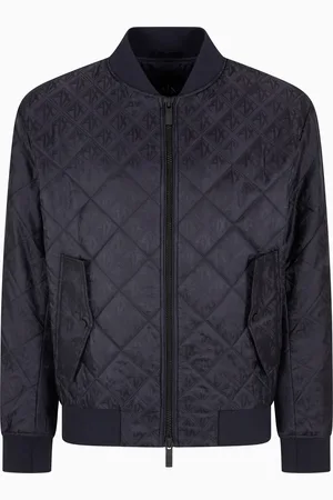 Armani Exchange Veste matelassée avec logo ton sur ton