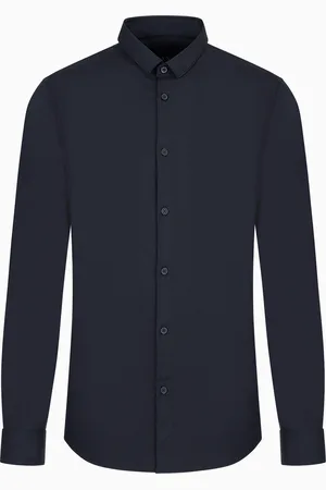 Armani Exchange Chemise coupe classique en tissu ultra-strech