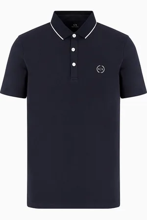 Armani Exchange Polo en piqué avec logo