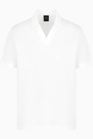 Armani Exchange Polo coupe régulière en coton mercerisé