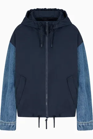 Armani Exchange Blouson en sergé et denim
